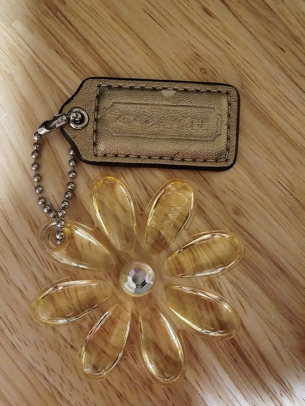 Vintage Coach Poppy Daisy Charm